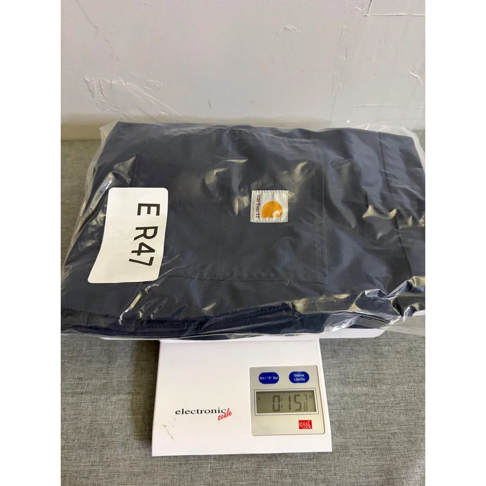 Carhartt Work Pants Women 29x30 Navy Blue Relaxed Fit Ripstop Utility 74533-20